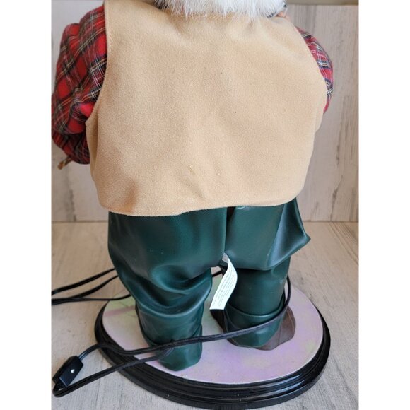 Holiday creation‎ Animated AS IS fishing santa claus...